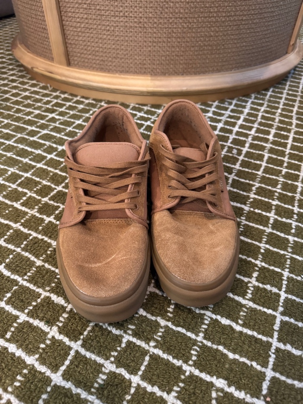 Vans Men's Low-Top Suede Sneakers in Brown
